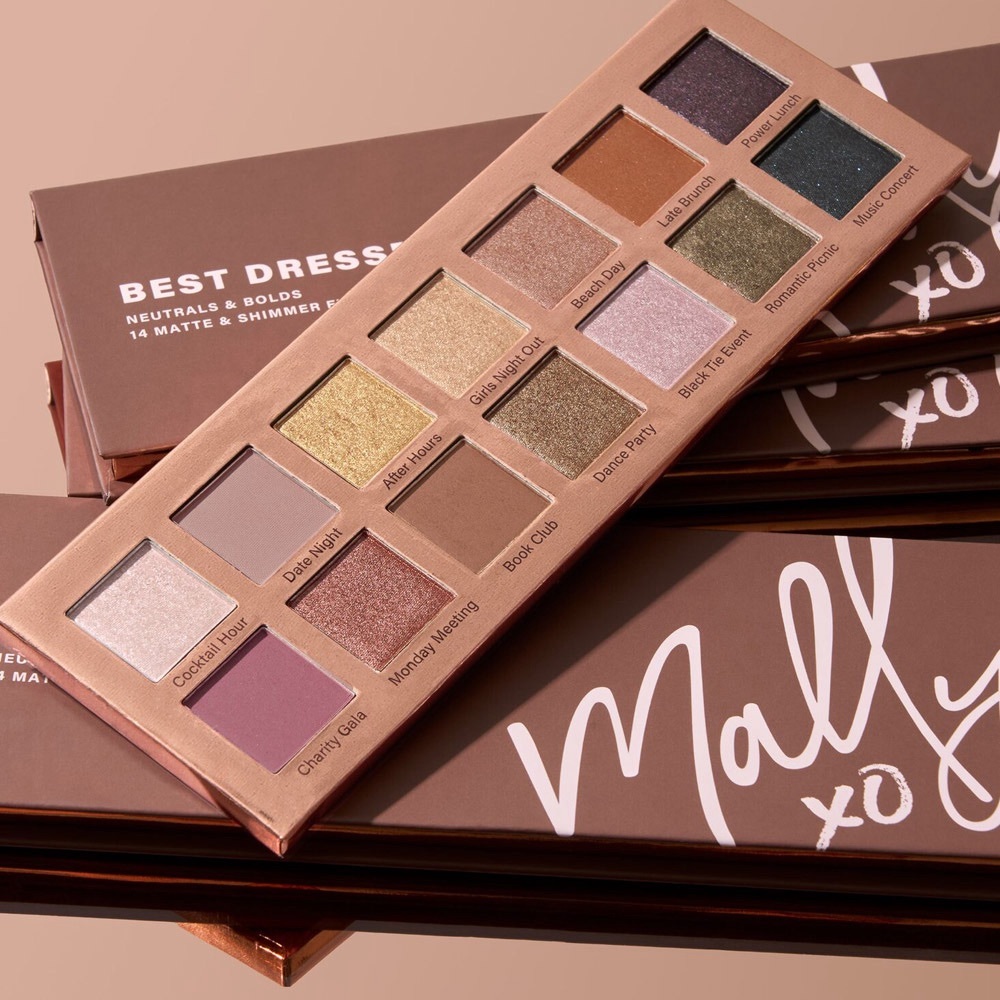 MALLY BEAUTY
Best Dressed Lids Neutrals & Bolds 14 Matte & Shimmer Eyeshadows